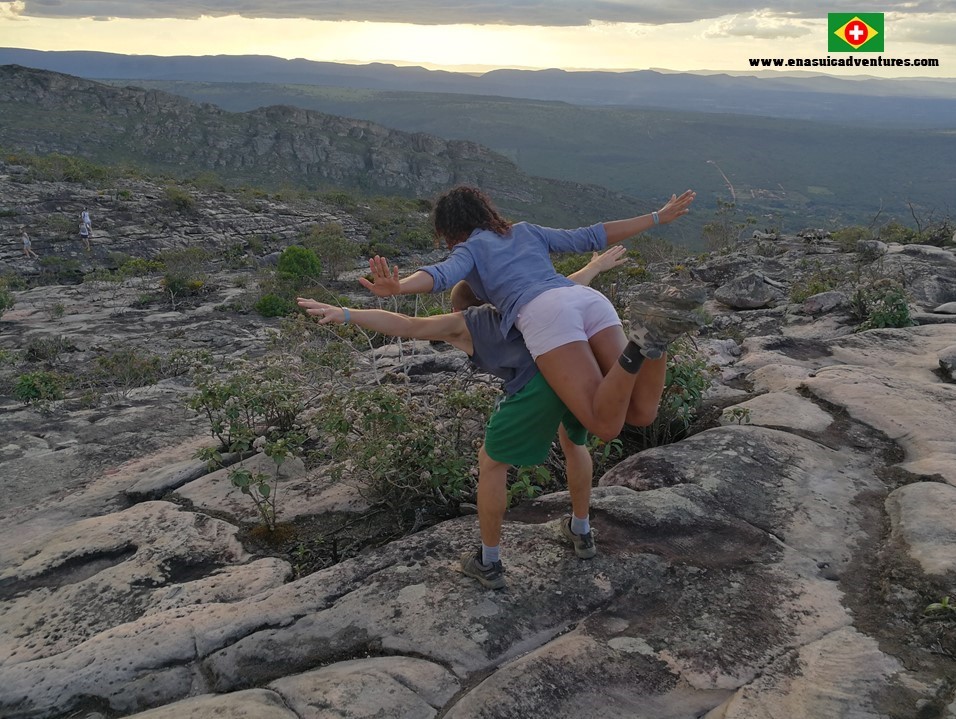The view and the sunset from Pai Inácio Hill - Cahapda Diamantina